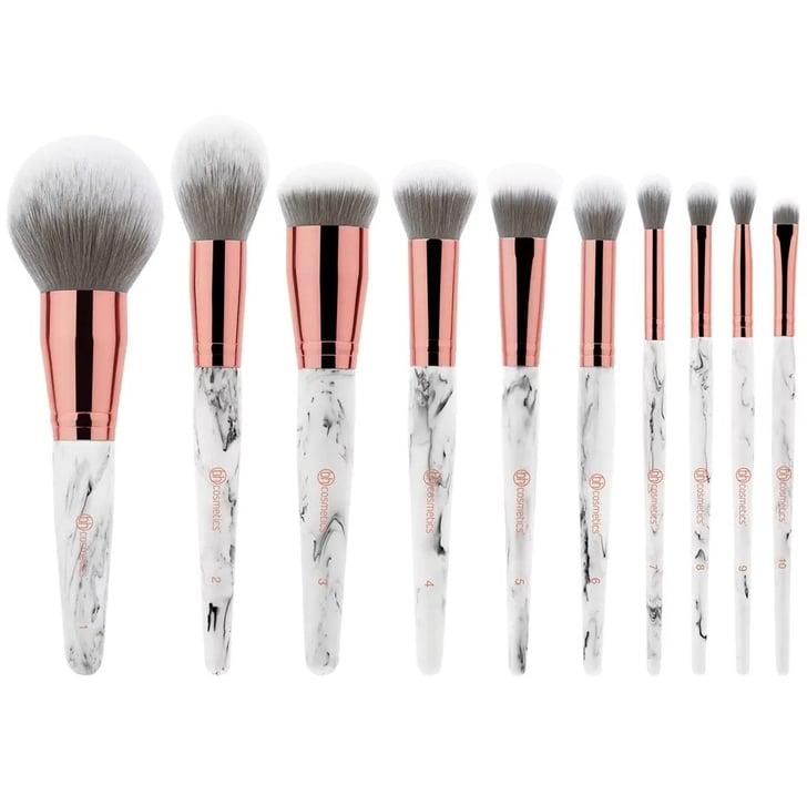 bh cosmetics rose gold brushes review