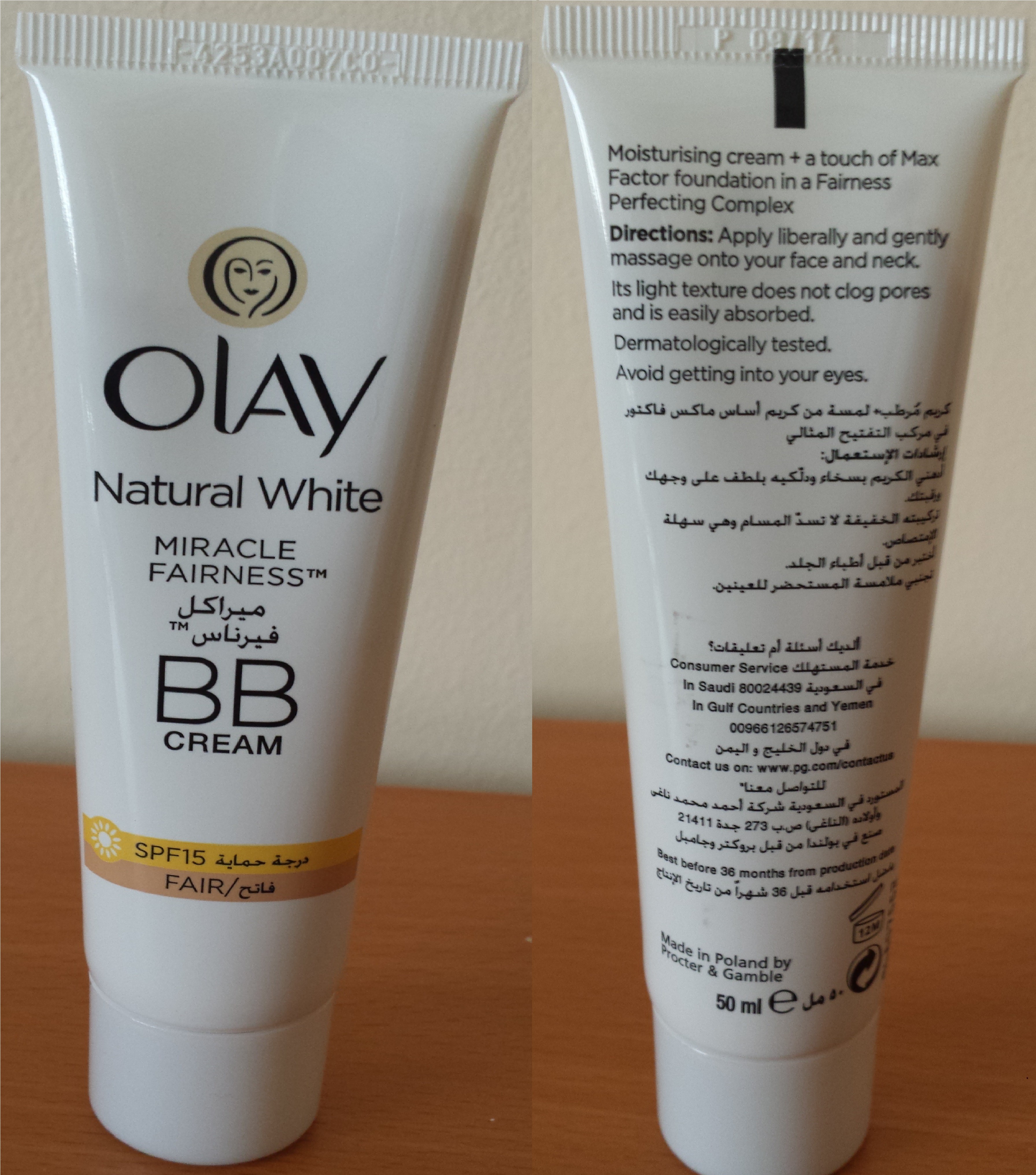 olay natural white bb cream review